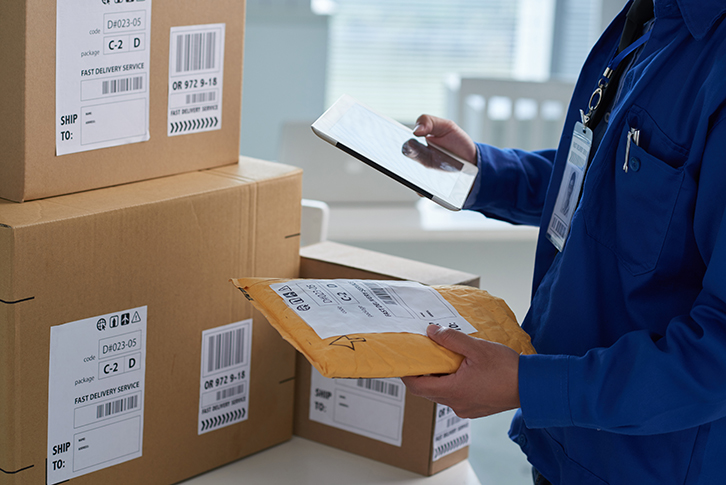 Hỗ trợ chức năng vận chuyển hàng bưu kiện (parcel shipment)
