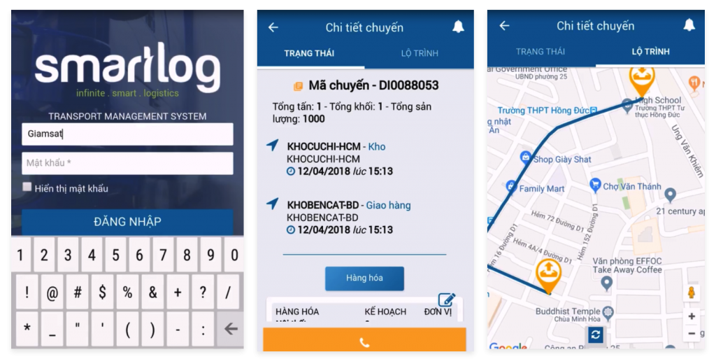 App quản lý đội xe