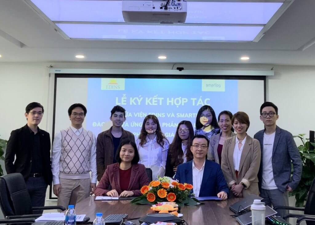 Lễ ký kết hợp tác đào tạo và ứng dụng phần mềm Logistics 4.0 phiên bản giáo dục giữa Viện Edins và Công ty Smartlog