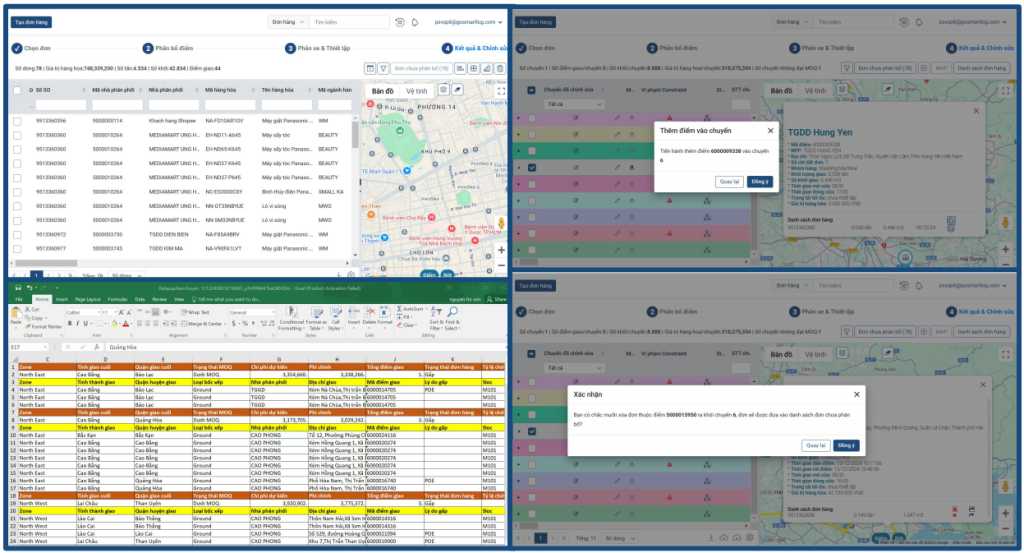 giao diện điều phối tự động